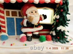 New Trimsetter Gingerbread House Hotel LED Lighted 19x13x9 Dillards Exclusive