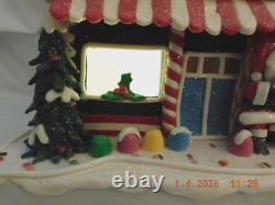 New Trimsetter Gingerbread House Hotel LED Lighted 19x13x9 Dillards Exclusive