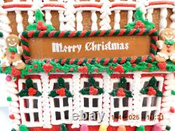 New Trimsetter Gingerbread House Hotel LED Lighted 19x13x9 Dillards Exclusive