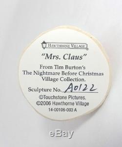 Nightmare Before Christmas Town Bakery Mrs Claus Hawthorne Village