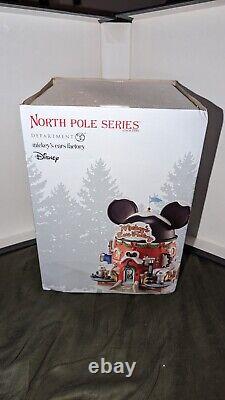 North Pole Series G6853 Department 56 Mickey's Ears Factory Lighted Building