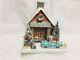OOAK Cody Foster Christmas Village Mantel House Red Farmhouse with Deer Pickup