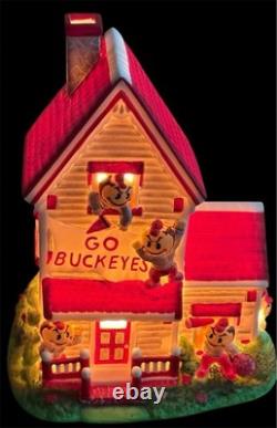 Ohio State Buckeyes Porcelain House Slavic Treasures RARE