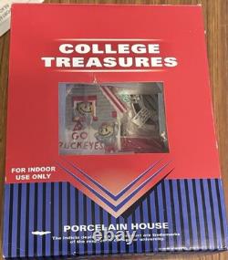 Ohio State Buckeyes Porcelain House Slavic Treasures RARE