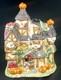 Omnibus Fitz and Floyd Halloween Ceramic Haunted House Ghost Cookie Jar 1993