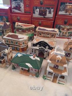 Original 10pc 1993 Target It's A Wonderful Life Holiday Village Set