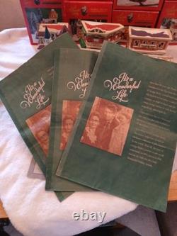 Original 10pc 1993 Target It's A Wonderful Life Holiday Village Set