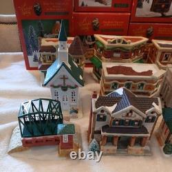 Original 10pc 1993 Target It's A Wonderful Life Holiday Village Set
