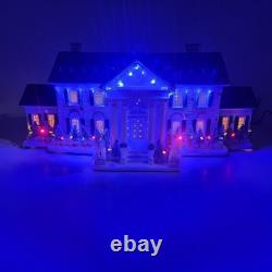 Original Elvis Graceland at Christmas Lighted Musical Village House RETIRED READ