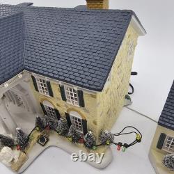 Original Elvis Graceland at Christmas Lighted Musical Village House RETIRED READ
