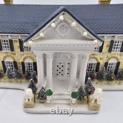 Original Elvis Graceland at Christmas Lighted Musical Village House RETIRED READ