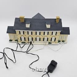 Original Elvis Graceland at Christmas Lighted Musical Village House RETIRED READ