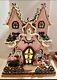 Pink HALLOWEEN LED Gingerbread House Large New 15 Raz Imports Pastel