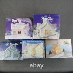 Precious Moments Sugar Town Village Arrangements VTG Lot Of 31 Chapel Station