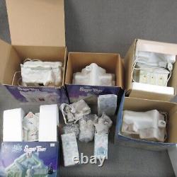Precious Moments Sugar Town Village Arrangements VTG Lot Of 31 Chapel Station