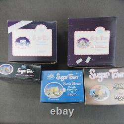 Precious Moments Sugar Town Village Arrangements VTG Lot Of 31 Chapel Station
