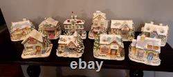 Precious moments hawthorne christmas village 10 Houses