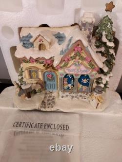 Precious moments hawthorne christmas village 10 Houses