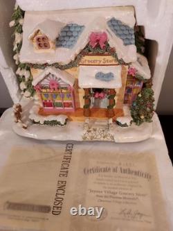 Precious moments hawthorne christmas village 10 Houses