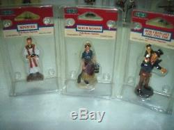 RARE 1999-2000 lot of 10 LEMAX VILLAGE COLLECTION FIGURES