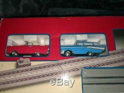 RARE 1999 LEMAX Village Collection Electric Classic Car Set 2 Way Road