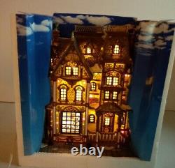 RARE 2004 Lemax Ashton Antiques Essex Street Collectable Lighted Building Facade
