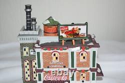 RARE 2006 Dept 56 Christmas in the City Coca Cola Bottling Company 59258 READ