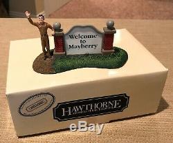 RARE Antique Hawthorne Village Mayberry Andy Griffith Welcome to Mayberry1996