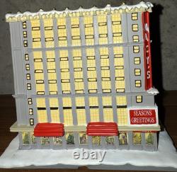 RARE- COA, Santa, Original Case! Hawthorne Village Macy's Christmas in New York