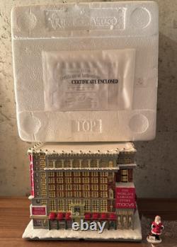RARE- COA, Santa, Original Case! Hawthorne Village Macy's Christmas in New York