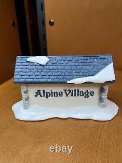 RARE Collection Of Dept. 56 Alpine Village German Snow Village Christmas Town