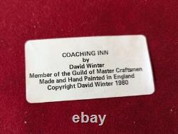 RARE David Winter Coaching Inn 1980 Large 11.5 Cottage Village