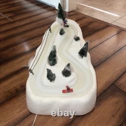 RARE Department 56 Snow Village Animated Ski Slope Original Box Works