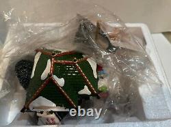 RARE Dept 56 55096 The Cocoa Stop Hot Chocolate Stand Campfire Christmas Village