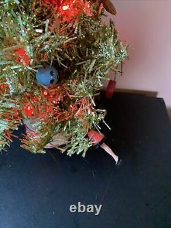 RARE Dept 56 A Christmas Story Tinsel Tree (2005) GUC Lights Up Works Movie