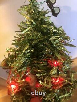 RARE Dept 56 A Christmas Story Tinsel Tree (2005) Lighted EXCELLENT! 12