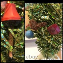 RARE Dept 56 A Christmas Story Tinsel Tree (2005) Lighted EXCELLENT! 12