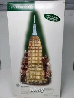 RARE Dept 56 Christmas in the City Village EMPIRE STATE BUILDING #59207