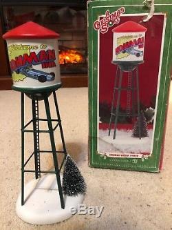 RARE HOHMAN WATER TOWER Dept 56 A Christmas Story 11 in. Tall