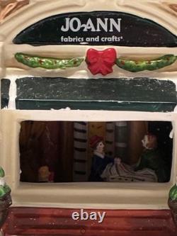 RARE Jo-Ann Fabric And Craft Store Holiday Inspirations Christmas Village House