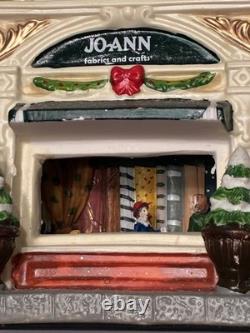 RARE Jo-Ann Fabric And Craft Store Holiday Inspirations Christmas Village House