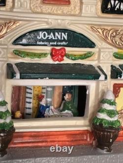 RARE Jo-Ann Fabric And Craft Store Holiday Inspirations Christmas Village House