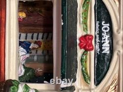 RARE Jo-Ann Fabric And Craft Store Holiday Inspirations Christmas Village House