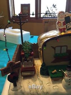 RARE Lemax #7 Easy Street Trailer Camper Lighted Xmas Village Carole Towne