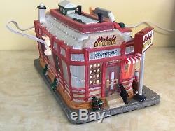RARE Lemax Carole Towne NICHOLS DINER Xmas Village Lighted Display WithCord 2010