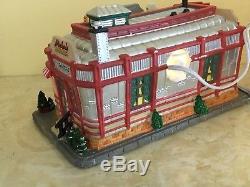 RARE Lemax Carole Towne NICHOLS DINER Xmas Village Lighted Display WithCord 2010
