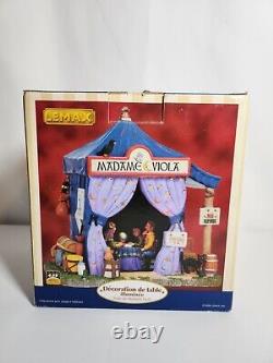 RARE Lemax Madame Viola's Tent Village Collection Carnival Lighted Original Box