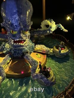 RARE Lemax Spooky Town OCT-O-SQUEEZE Giant Octopus Carnival Ride Halloween