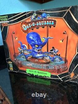 RARE & RETIRED Halloween Carnival Oct-O-Squeeze #84800 Lemax Spooky Town VIDEO