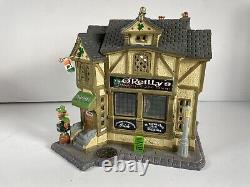 RARE Retired 2013 Lemax O'Reilly's Irish Gift Shop St. Patrick's Day-box & light